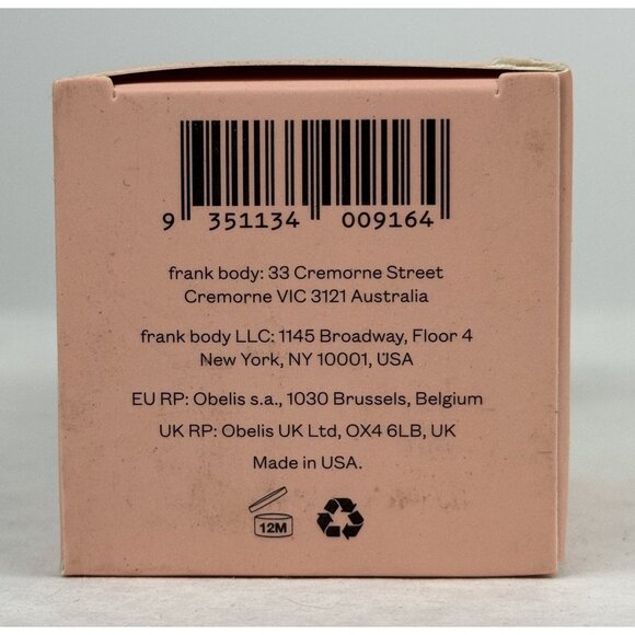 Frank Body Brightening Vitamin C Mask 50ml 1.69 fl oz Gentle Resurfacing NEW - Picture 8 of 9